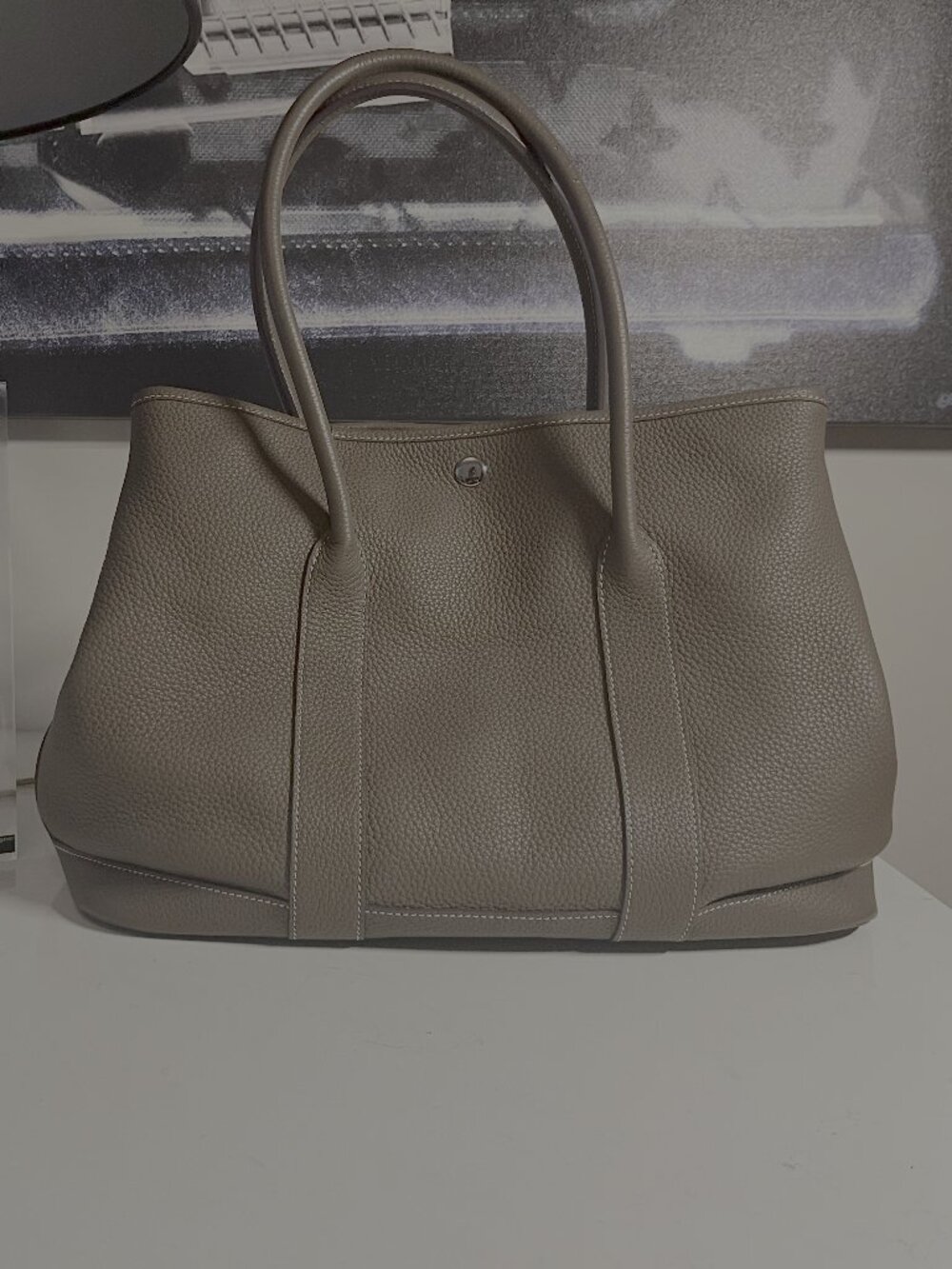 Garden Party Togo Leather Tote - Picture 8 of 10